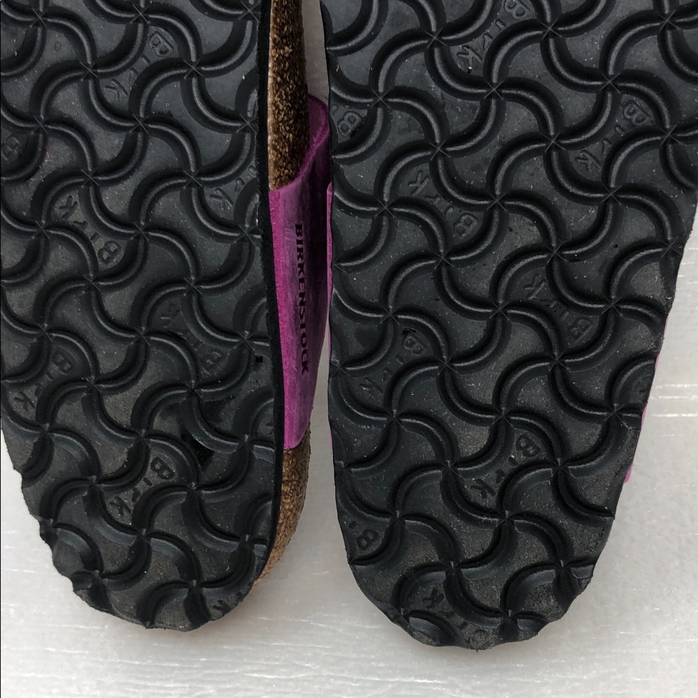 Birkenstock Sandals Braided Gizeh Fuchsia Oiled Leather Womens Size 42 - Picture 12 of 15